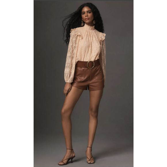 NWT Anthropologie Porridge Lace Top - Large - Picture 2 of 4